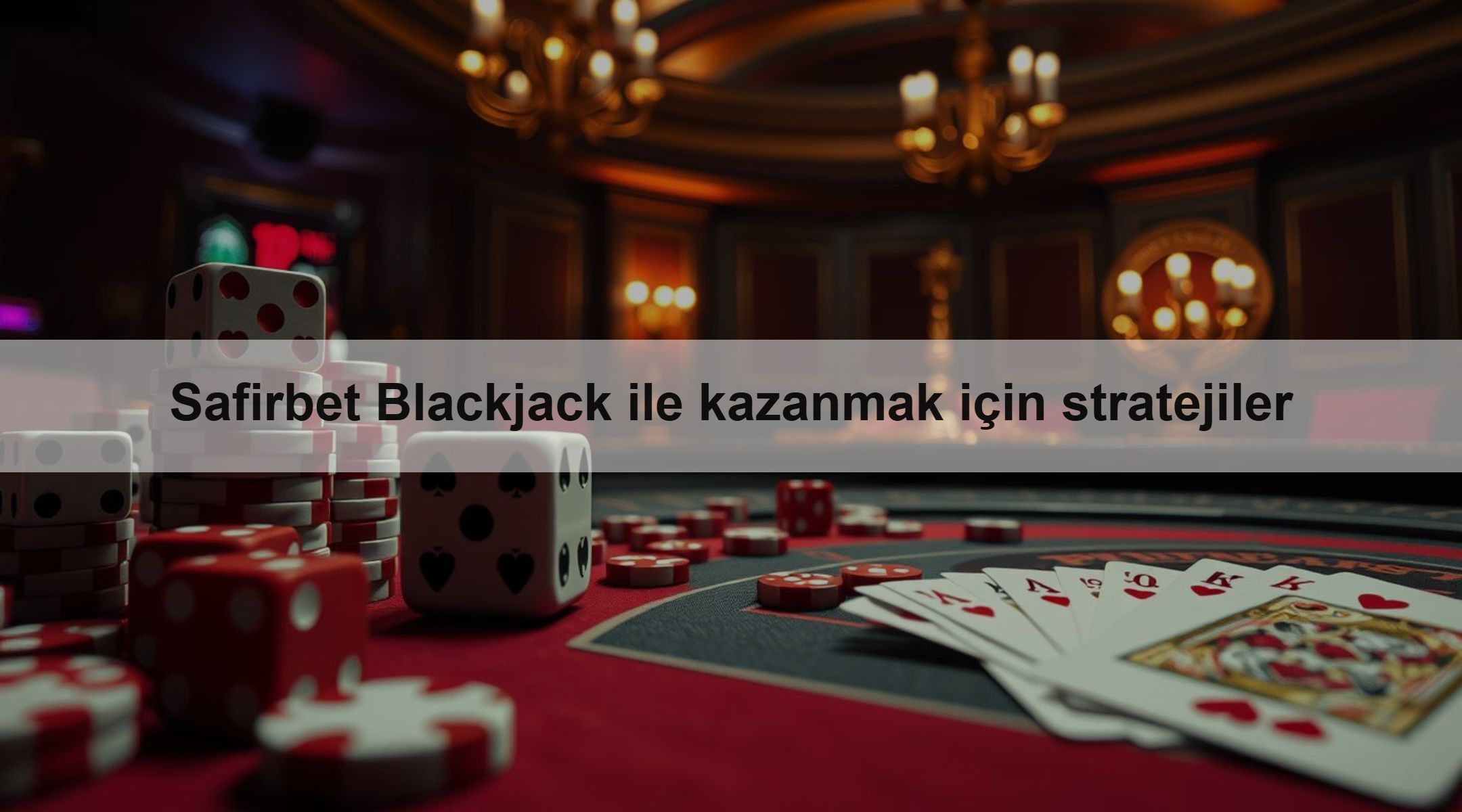 Safirbet Blackjack ile kazanmak için stratejiler